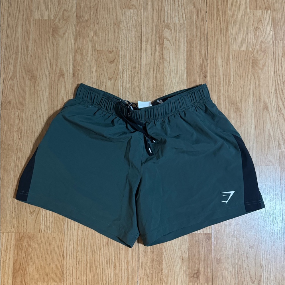 Gymshark Dark Green Athletic Shorts Men’s (only washed once never worn)